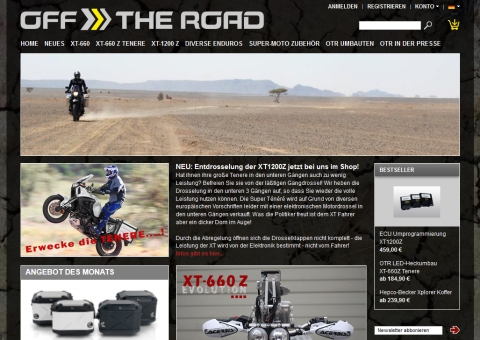 Off the Road - Onlineshop